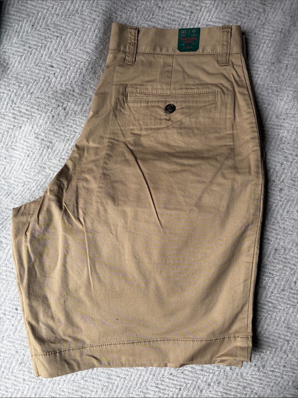 J. Crew Khaki Flat-Front Men’s Shorts